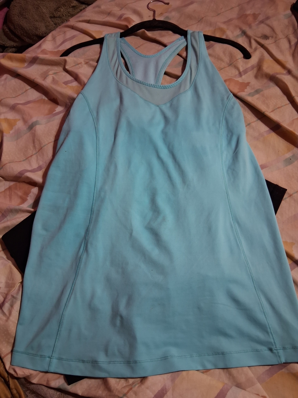 lululemon athletica Light Blue Racerback Performance Tank